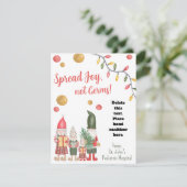 Spread Jonot Germs Elf Hand Sanitizer Geschenkkart Karte (Stehend Vorderseite)