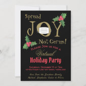 Spread Jonot Germs Virtual Holiday Party Einladung (Vorderseite)