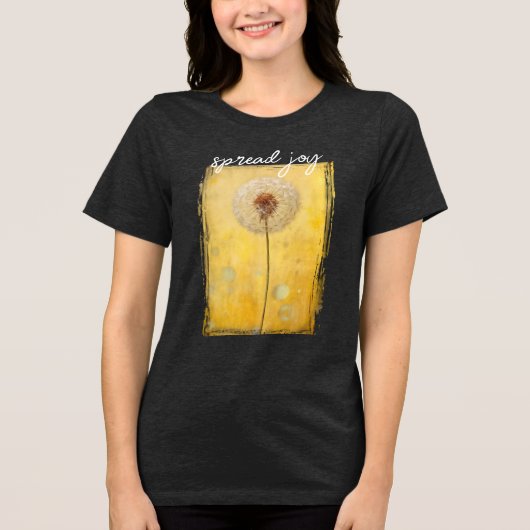 Spread Joy Dandelion Tri-Blend Shirt (Vorderseite)