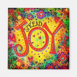 Spread Joy Fun fröhlich Aufschwung Trendy Niedlich Magnet
