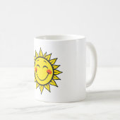 Spread Joy mit Happy Sun Smile Kaffeetasse (VorderseiteRechts)