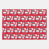 Spread Joy Not Germs 2020 Maske Virus Toilettenpap Geschenkpapier Set (Vorderseite 3)