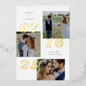 Spread Joy REAL FOIL Save the Date Card Folieneinladung (Vorderseite)