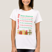 Spread Joy, Share Kindness - Es ist das Weihnachts T-Shirt (Vorderseite)