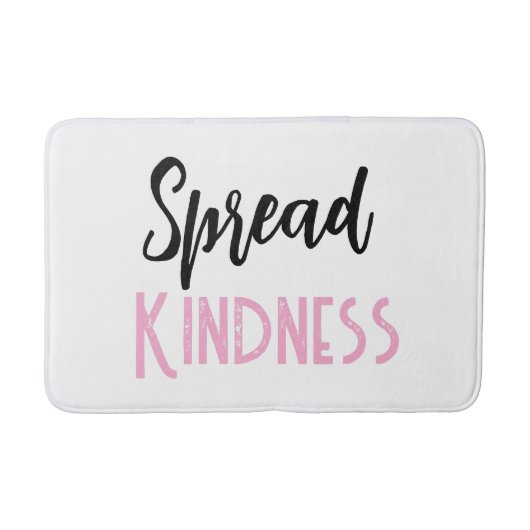Spread Kindess Bathroom Bath Mat Badematte (Vorderseite)