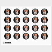 Spread Kindness - Adorable Cat Duo Design Sticker (Blatt)