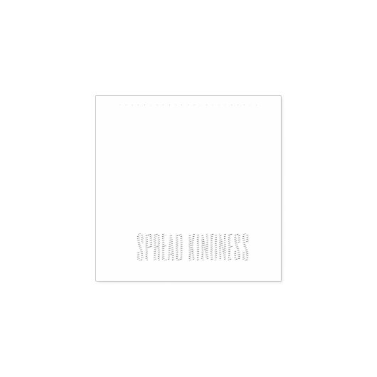 Spread Kindness Gummistempel (Prägung)