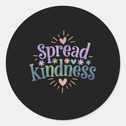 Spread Kindness - Kindness S Sticker (Vorderseite)