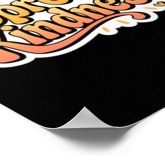 Spread Kindness - Kindness S Sticker1 Poster (Ecke)