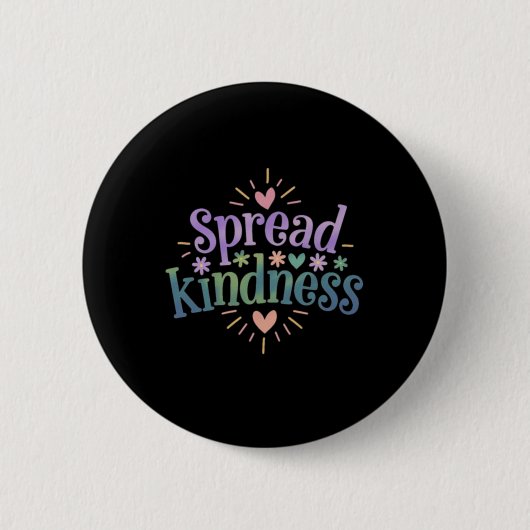 Spread Kindness - Kindness S Sticker Button (Vorderseite)