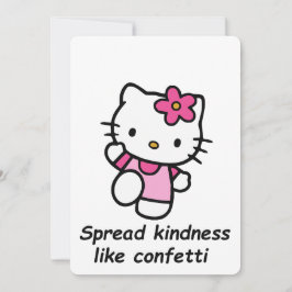 Spread Kindness Like Confetti Einladung