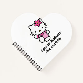 Spread Kindness Like Confetti Notizblock