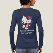 Spread kindness like confetti  Tri-Blend shirt (Rückseite)