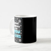 Spread Kindness Like Snowflakes Snow Days Sitive M Kaffeetasse (Vorderseite Links)