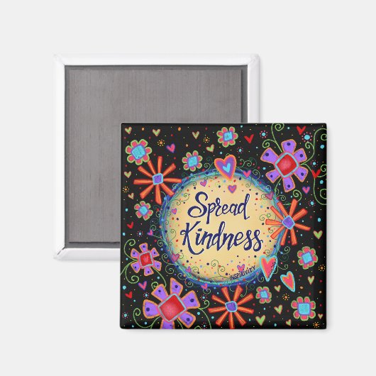Spread Kindness Magnet (Vorderseite/Rückseite)