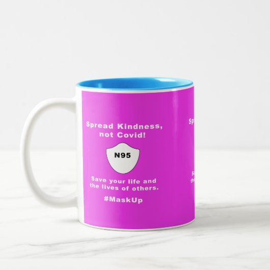 Spread Kindness, nicht überwältigende Tasse (Links)
