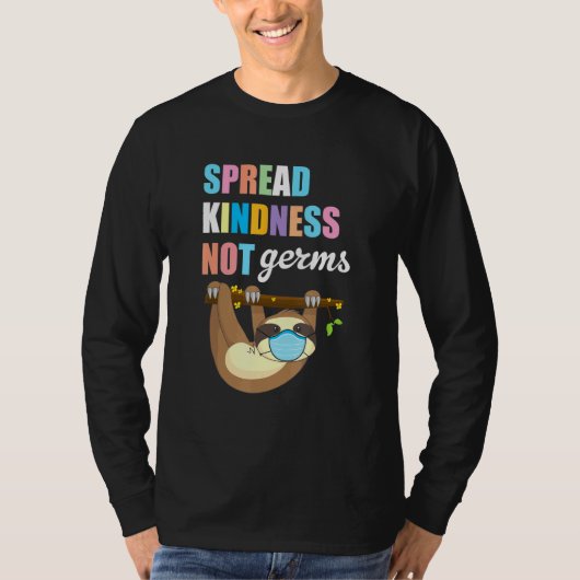 Spread Kindness not germs Essential Sloid Animal T-Shirt (Vorderseite)