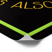 Spread Kindness not Germs Poster (Ecke)