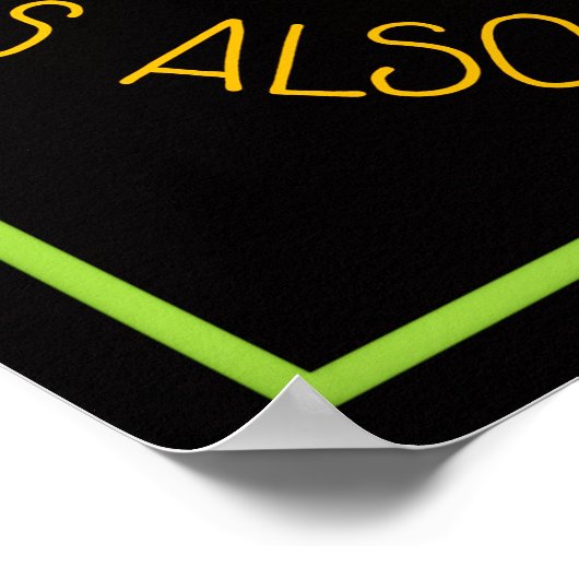 Spread Kindness not Germs Poster (Ecke)