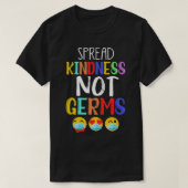 Spread Kindness not germs Pro Maske Immunisierung T-Shirt (Design vorne)