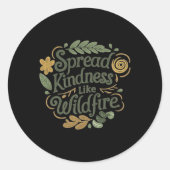 Spread Kindness - Positive Affirmation Sticker (Vorderseite)