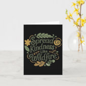 Spread Kindness - Positive Affirmation Sticker Karte (Gelbe Blume)