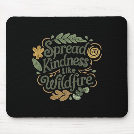 Spread Kindness - Positive Affirmation Sticker Mousepad (Vorne)