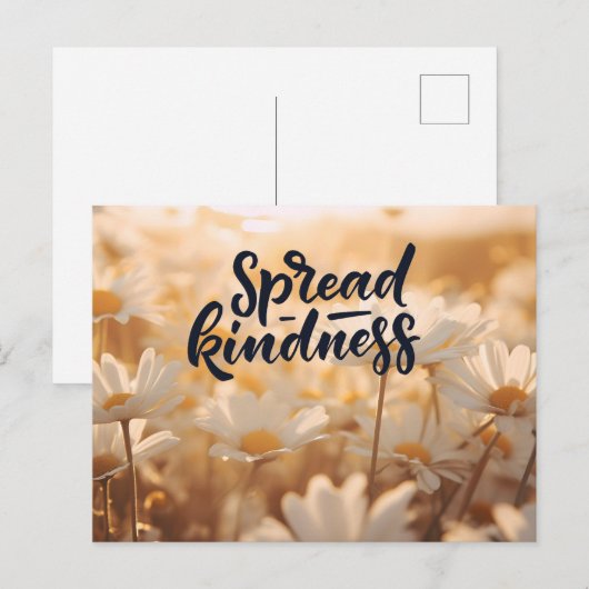 Spread Kindness Postkarte (Vorne/Hinten)