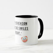 Spread Kindness - Sei der Grund, warum jemand läch Tasse (VorderseiteRechts)