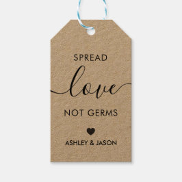 Spread-Liebe Nicht Germs Gefallen Tag, Kraft Hochz Geschenkanhänger