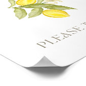 Spread-Liebe nicht Germs Hand Sanitizer-Zeichen Poster (Ecke)