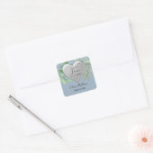 Spread-Liebe nicht Germs Wedding Square Sticker (Umschlag)