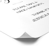 Spread-Liebe nicht Keime Hand Sanitäter Hochzeit Poster (Ecke)