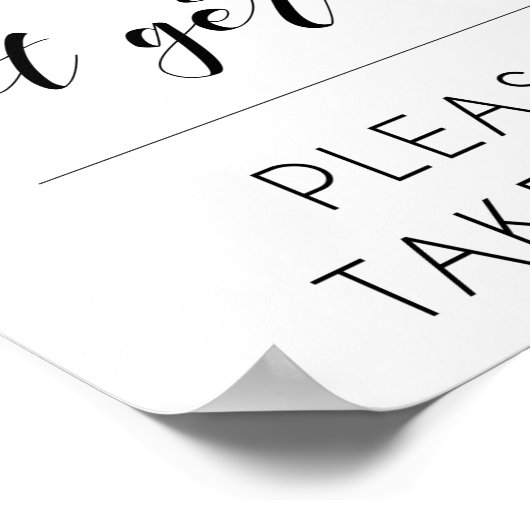 Spread-Liebe, nicht Keime-Zeichen Poster (Ecke)