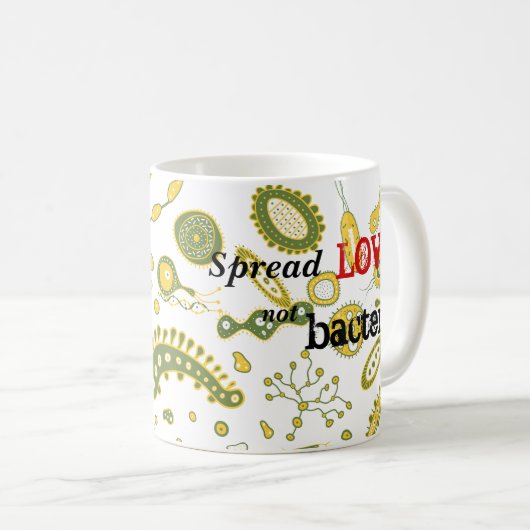 Spread-LIEBE, Spread, Bakterien Kaffeetasse (VorderseiteRechts)