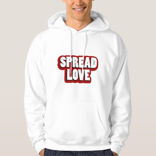 Spread Love Design Hoodie (Vorderseite)