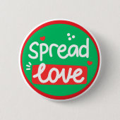 Spread Love Positive Kindness Button (Vorderseite)
