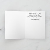 Spread meine Flügel und Fliegen: Glückwünsche Karte (Innenseite)