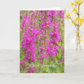 Spread meine Flügel und Fliegen: Glückwünsche Karte (Gelbe Blume)