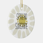 Spread Sunshine Keramikornament (Rechts)