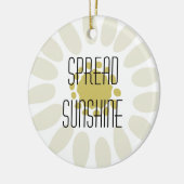Spread Sunshine Keramikornament (Links)