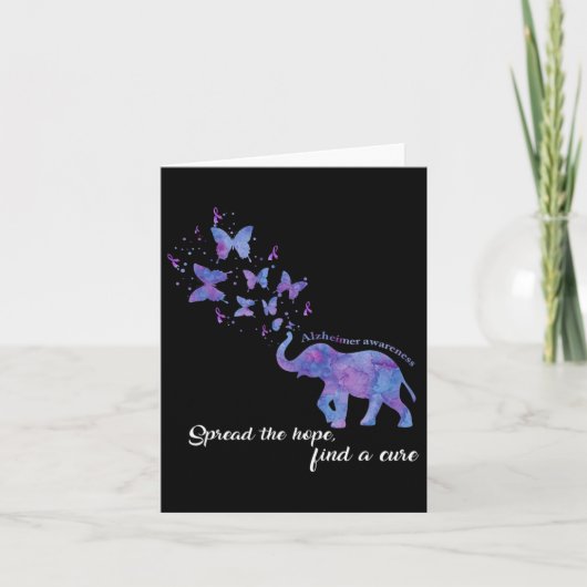 Spread the Hope Find a heiure Heimerheimer Awarene Karte (Vorderseite)