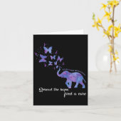 Spread the Hope Find a heiure Heimerheimer Awarene Karte (Gelbe Blume)