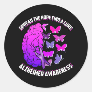 Spread the Hope Find a heiure Heimerheimer Awarene Runder Aufkleber