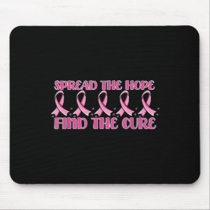Spread the Hope Find heiure _ Brustkrebs Awarenes Mousepad
