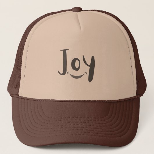 "Spread the Joy: Stylish Baseball & Trucker Hats" Truckerkappe (Vorderseite)