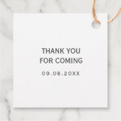 Spread the Liebe Tag, Wedding Gift Tag, Kraft Geschenkanhänger (Rückseite)