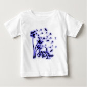 Spread The Love Dandelions and Dragonflies Baby T-shirt (Vorderseite)