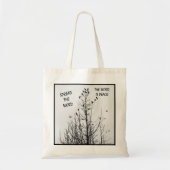 Spread the Word of Peace Tote Tasche (Vorne)