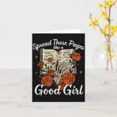 Spread Those Pages Like A Good Girl Dark Romance S Karte (Gelbe Blume)